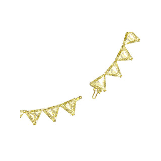 Swarovski Gold-Tone Plated Triangle Cut Ortyx Necklace