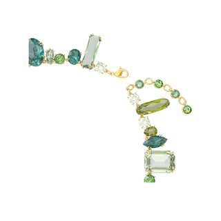 Swarovski Gold-Tone Plated Green Gema Necklace