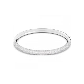 Swarovski Rhodium Plated Mini Clear Crystal Bangle