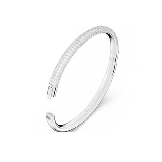 Swarovski Rhodium Plated Mini Clear Crystal Bangle