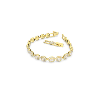 Swarovski Gold-Tone Plated Angelic Round Cut Bracelet