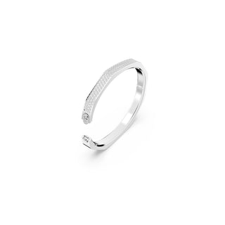 Swarovski Rhodium Plated Octagon Shape Dextera Bangle