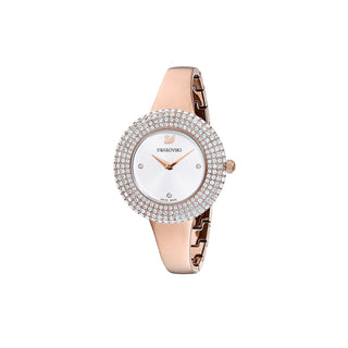 Swarovski Rose Gold-Tone Crystal Rose Watch