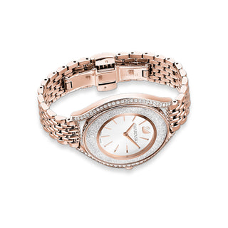 Swarovski Rose Gold-Tone Crystalline Aura Watch