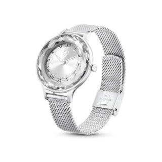 Swarovski Silver Tone Stainless Steel Octea Nova Watch
