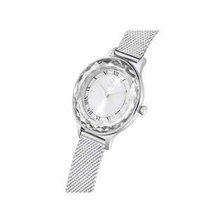 Swarovski Silver Tone Stainless Steel Octea Nova Watch