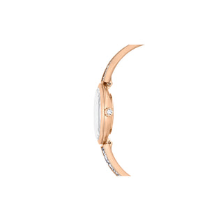 Swarovski Rose Gold-Tone Crystal Rock Oval Watch