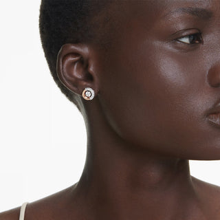 Swarovski Jewellery Swarovski Rose Gold Tone Plated Dextera Stud Earrings 4402411