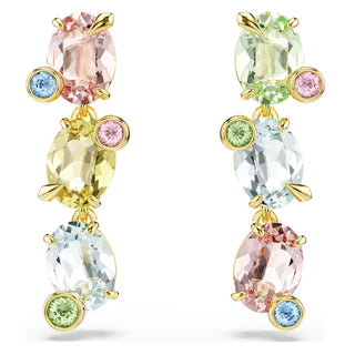 Swarovski Jewellery Swarovski  Gold Tone Gema Mixed Cut Drop Earrings 4402447