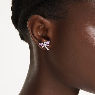 Swarovski Jewellery Ariana Grande x Swarovski Rhodium Plated Dragonfly Stud Earrings 4402479