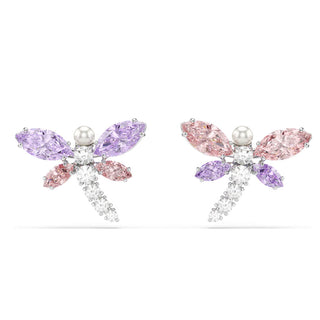 Swarovski Jewellery Ariana Grande x Swarovski Rhodium Plated Dragonfly Stud Earrings 4402479