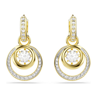 Swarovski Jewellery Swarovski Gold Tone Plated Hyperbola Drop Earrings 4402481