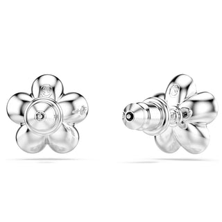 Swarovski Jewellery Ariana Grande x Swarovski Rhodium Plated Crystal Pearl Flower Stud Earrings 4402487