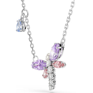 Swarovski Jewellery Ariana Grande x Swarovski Rhodium Plated Dragonfly Pendant 4403364