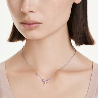 Swarovski Jewellery Ariana Grande x Swarovski Rhodium Plated Dragonfly Pendant 4403364