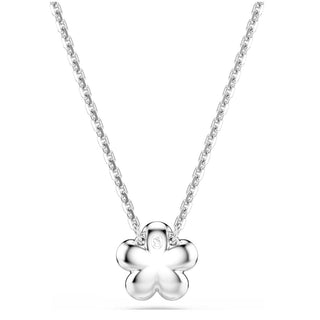 Swarovski Jewellery Ariana Grande x Swarovski Rhodium Plated Crystal Pearl Flower Pendant 4403372