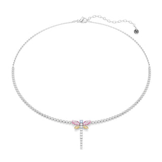 Swarovski Jewellery Ariana Grande x Swarovski Rhodium Plated Dragonfly Y Necklace 4404196