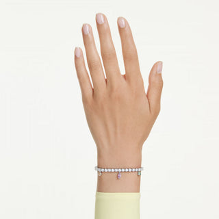 Swarovski Jewellery Ariana Grande x Swarovski Rhodium Plated Multicoloured Bracelet 4405478