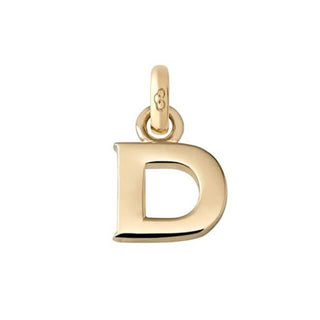 Links of London 18ct yellow gold letter D charm