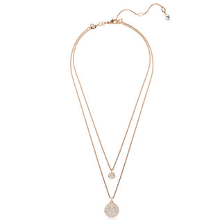 Swarovski Jewellery Swarovski Rose Gold Tone Sublima Layered Pendant 4403297