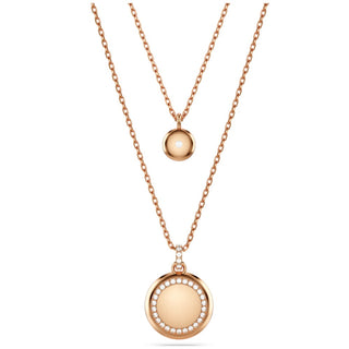 Swarovski Jewellery Swarovski Rose Gold Tone Sublima Layered Pendant 4403297
