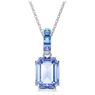 Swarovski Jewellery Swarovski Rhodium Plated Millenia Octagon Cut Blue Pendant 4403332
