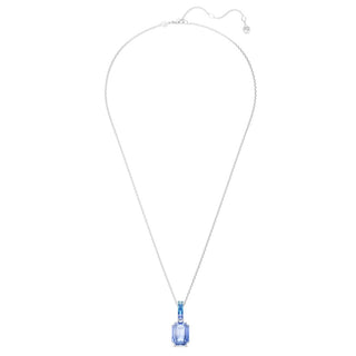 Swarovski Jewellery Swarovski Rhodium Plated Millenia Octagon Cut Blue Pendant 4403332