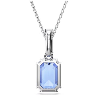 Swarovski Jewellery Swarovski Rhodium Plated Millenia Octagon Cut Blue Pendant 4403332