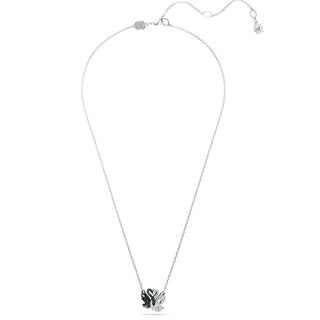 Swarovski Jewellery Swarovski Rhodium and Ruthenium Plated Swan Pendant 4403339