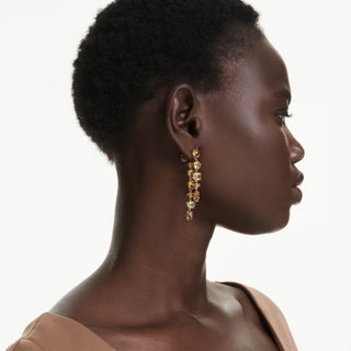 Swarovski Jewellery Swarovski Gold Tone Gema Drop Earrings 4402465