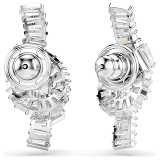 Swarovski Jewellery Swarovski Rhodium Plated Matrix Knot Stud Earrings 4402466