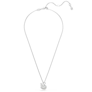 Swarovski Jewellery Swarovski Rhodium Plated Mixed Cut Swan Pendant 4403359