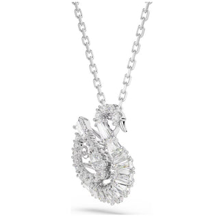 Swarovski Jewellery Swarovski Rhodium Plated Mixed Cut Swan Pendant 4403359