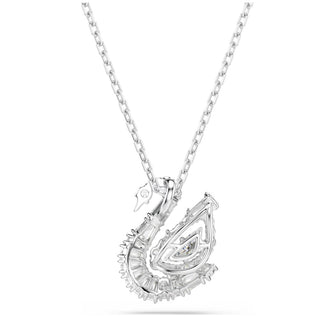 Swarovski Jewellery Swarovski Rhodium Plated Mixed Cut Swan Pendant 4403359