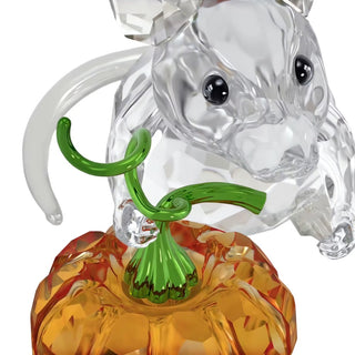 Swarovski Crystal Idyllis Mouse and Pumpkin