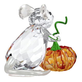 Swarovski Crystal Idyllis Mouse and Pumpkin