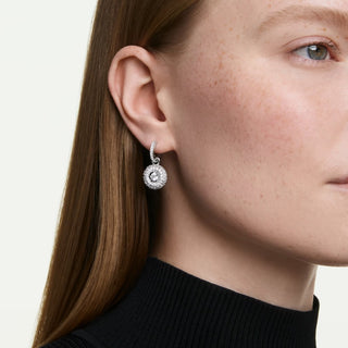 Swarovski Jewellery Swarovski Rhodium Plated Sublima Drop Earrings 4402500