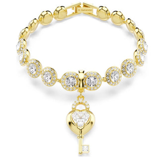 Swarovski Jewellery Swarovski Gold Tone Idyllia Heart Key Charm 4403369