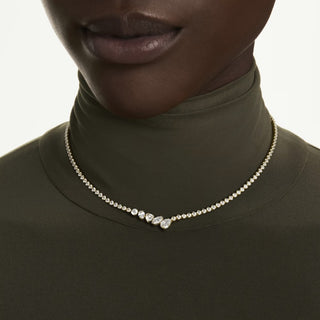 Swarovski Jewellery Swarovski Gold Finish Mesmera Mixed Cut Necklace 4404209
