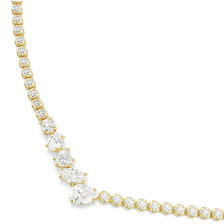 Swarovski Jewellery Swarovski Gold Finish Mesmera Mixed Cut Necklace 4404209