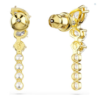 Swarovski Jewellery Swarovski Gold Finished Mesmera Mixed Drop Earrings 4402491
