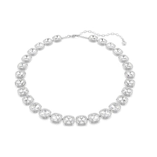 Swarovski Jewellery Swarovski Rhodium Plated Una Angelic Cushion Cut Necklace 4404203