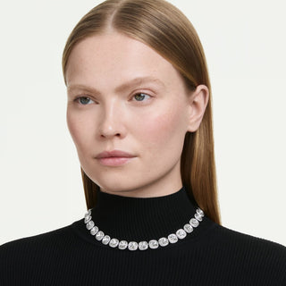 Swarovski Jewellery Swarovski Rhodium Plated Una Angelic Cushion Cut Necklace 4404203