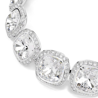 Swarovski Rhodium Plated Una Angelic Cushion Cut Bracelet