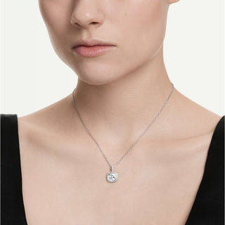 Swarovski Jewellery Swarovski Rhodium Plated Una Angelic Cushion Cut Pendant 4403374