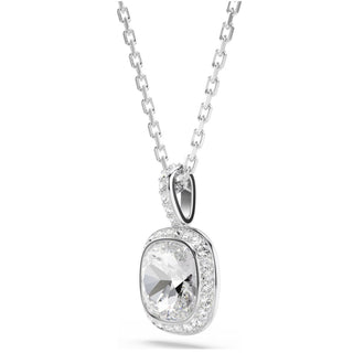 Swarovski Jewellery Swarovski Rhodium Plated Una Angelic Cushion Cut Pendant 4403374