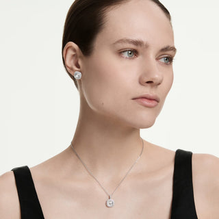 Swarovski Rhodium Plated Una Angelic Necklace and Earring Set