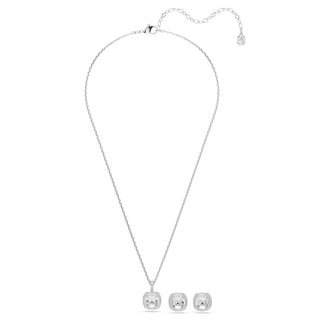 Swarovski Rhodium Plated Una Angelic Necklace and Earring Set