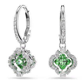Swarovski Jewellery Swarovski Rhodium Plated Una Angelic Drop Earrings 4402490