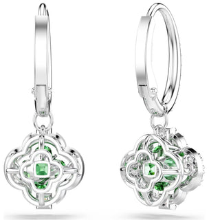 Swarovski Jewellery Swarovski Rhodium Plated Una Angelic Drop Earrings 4402490